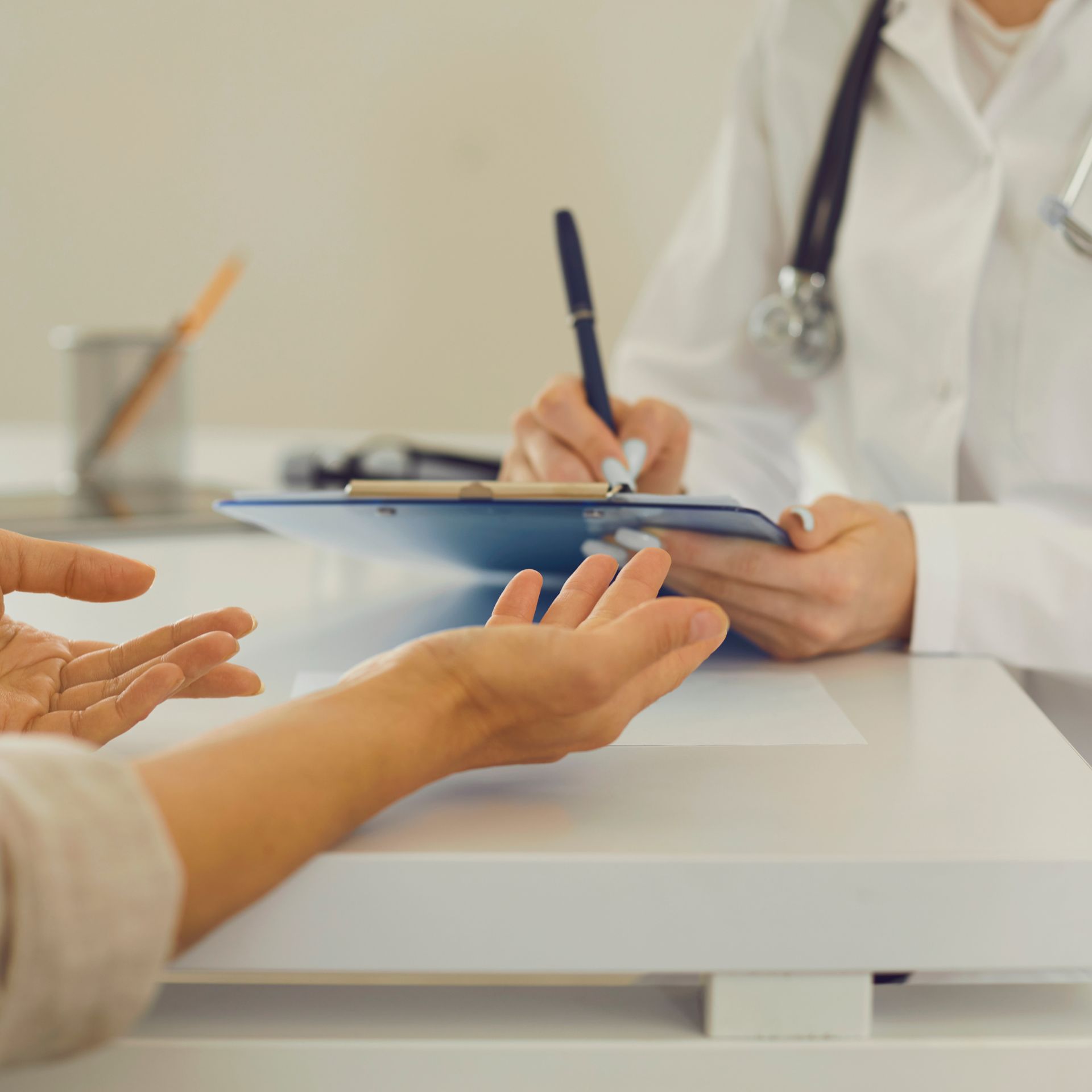 Doctor giving medicine